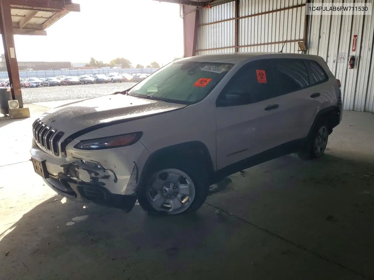 JEEP CHEROKEE 2015, VIN 1C4PJLAB6FW711530