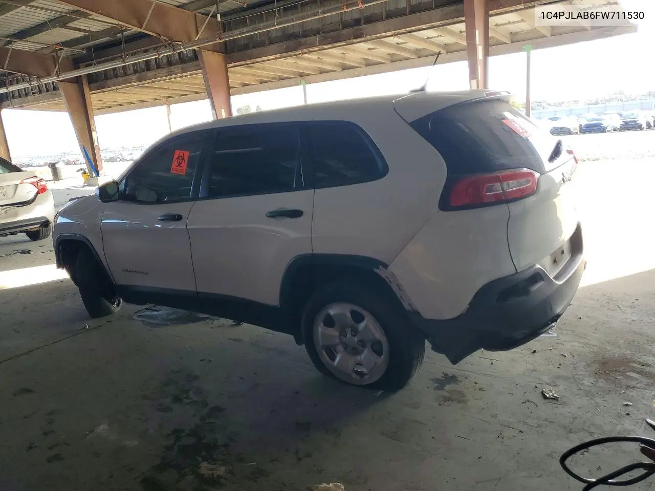 2015 JEEP CHEROKEE VIN 1C4PJLAB6FW711530 — фото 2