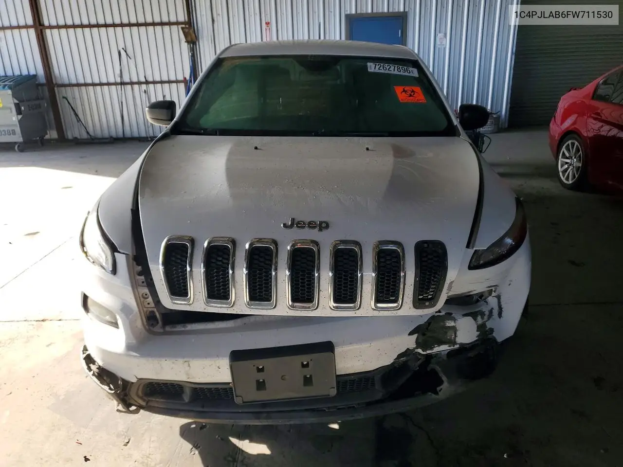 2015 JEEP CHEROKEE VIN 1C4PJLAB6FW711530 — фото 5