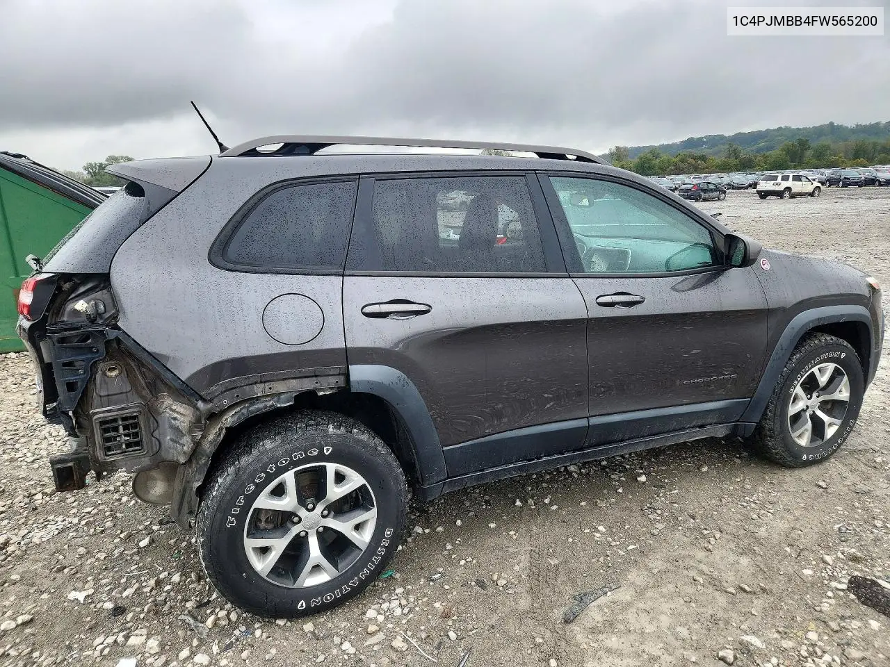 2015 JEEP CHEROKEE VIN 1C4PJMBB4FW565200 — фото 3