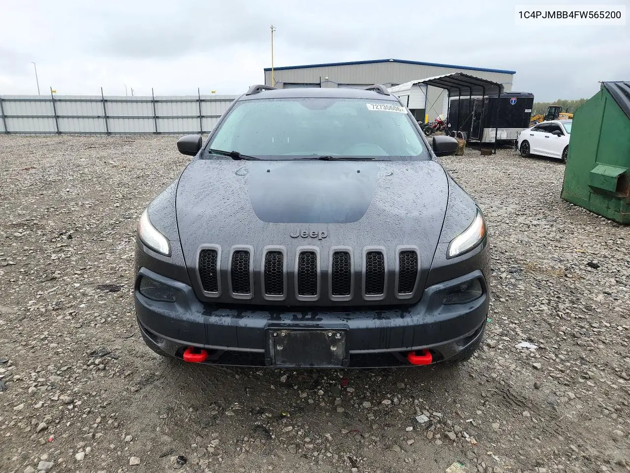 2015 JEEP CHEROKEE VIN 1C4PJMBB4FW565200 — фото 5