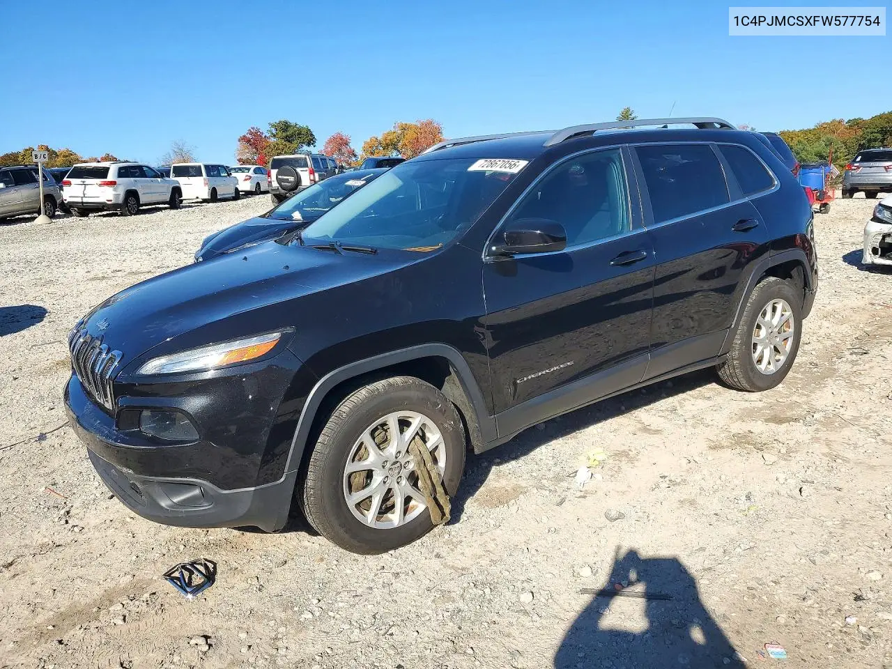 JEEP CHEROKEE 2015, VIN 1C4PJMCSXFW577754