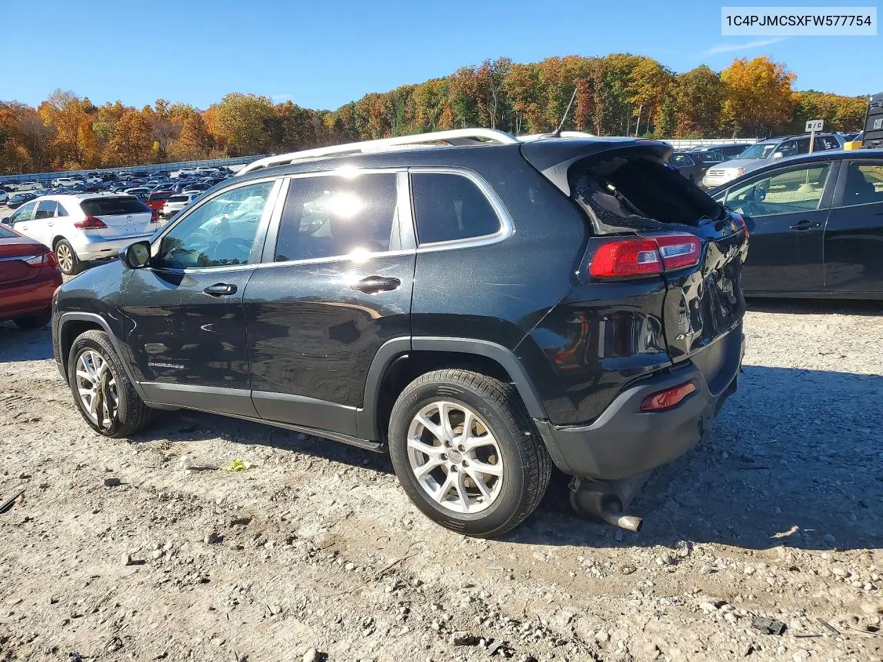 2015 JEEP CHEROKEE VIN 1C4PJMCSXFW577754 — фото 2