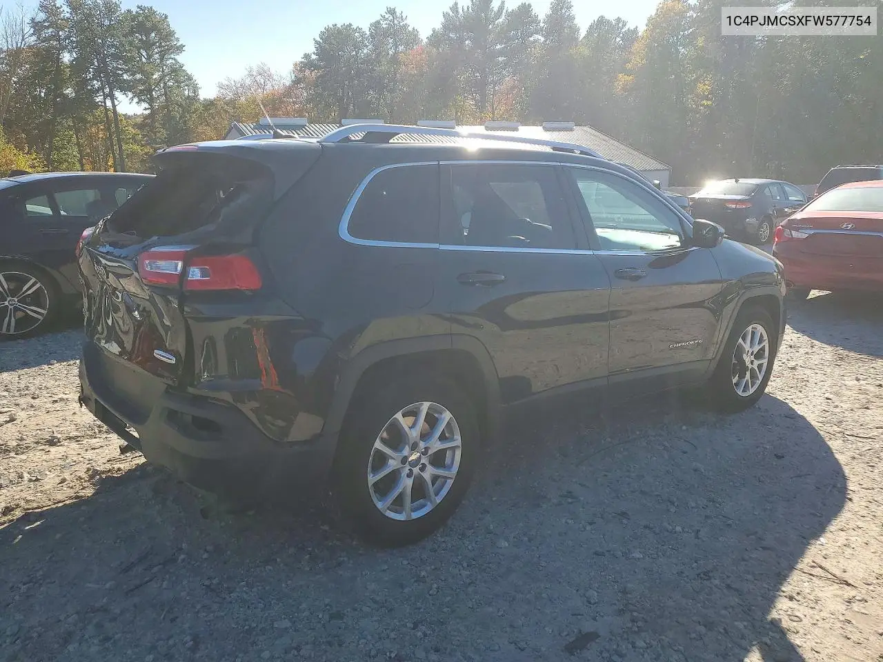 2015 JEEP CHEROKEE VIN 1C4PJMCSXFW577754 — фото 3