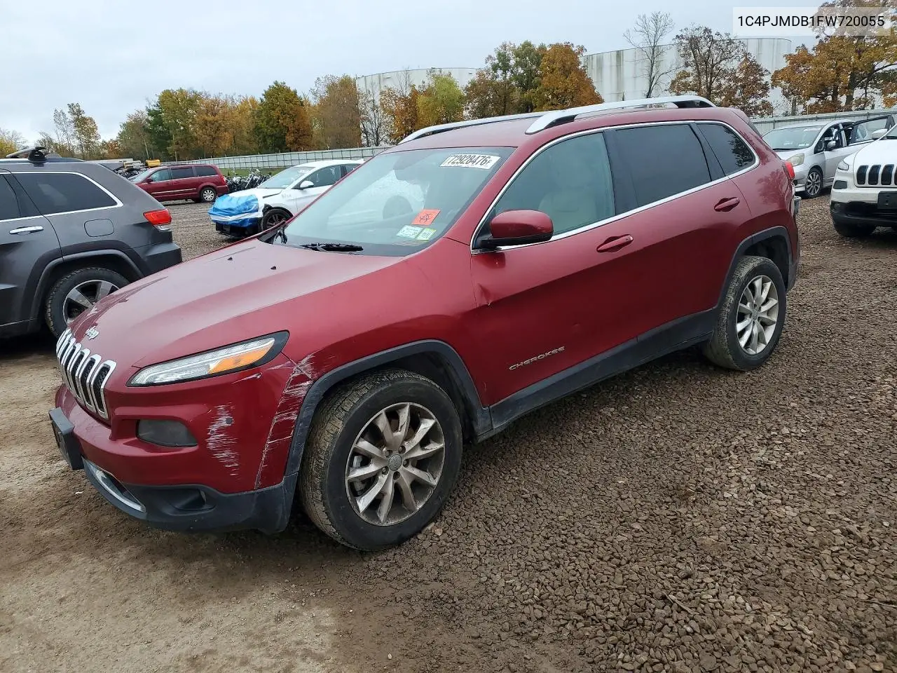JEEP CHEROKEE 2015, VIN 1C4PJMDB1FW720055