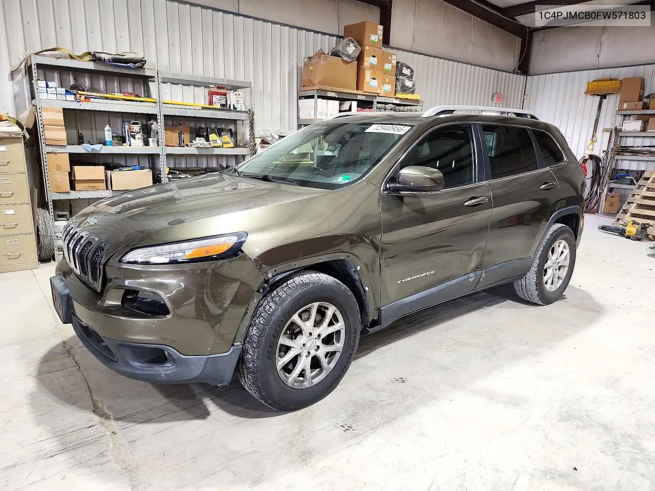 JEEP CHEROKEE 2015, VIN 1C4PJMCB0FW571803
