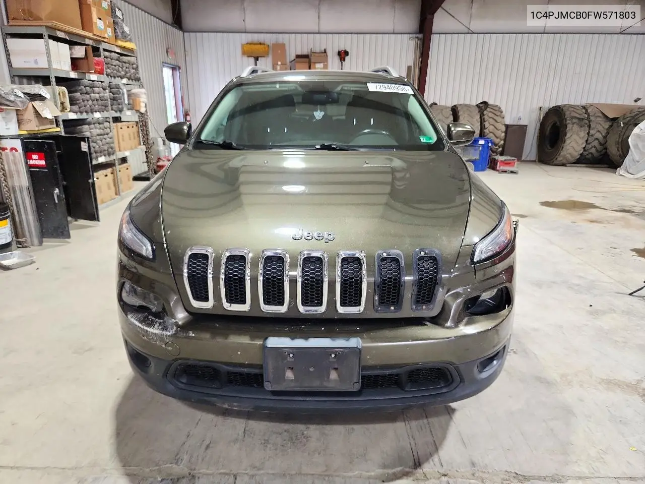 2015 JEEP CHEROKEE VIN 1C4PJMCB0FW571803 — фото 5