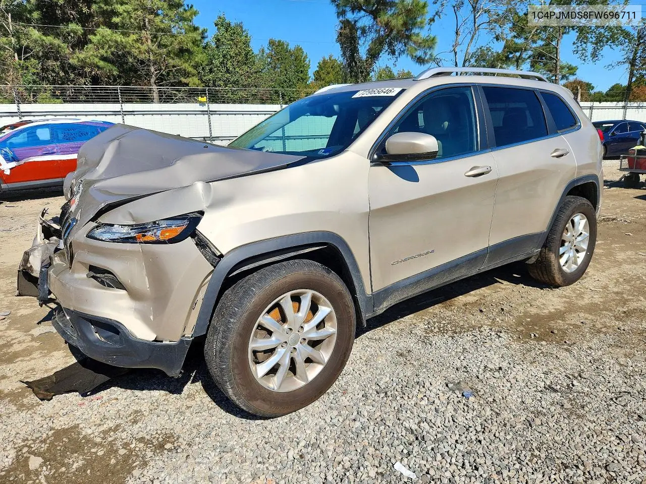 JEEP CHEROKEE 2015, VIN 1C4PJMDS8FW696711