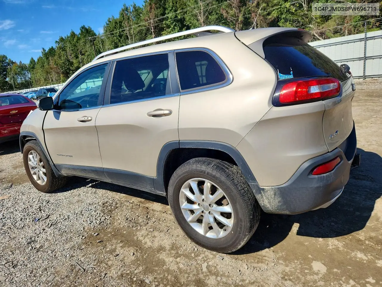 2015 JEEP CHEROKEE VIN 1C4PJMDS8FW696711 — фото 2