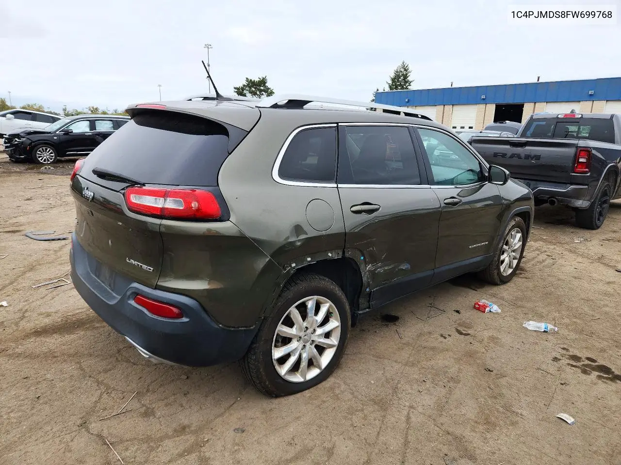 2015 JEEP CHEROKEE VIN 1C4PJMDS8FW699768 — фото 3