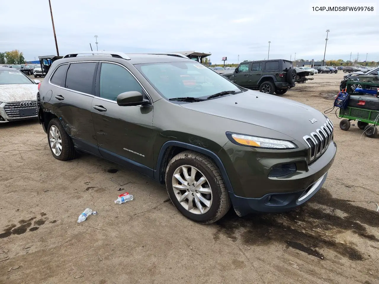 2015 JEEP CHEROKEE VIN 1C4PJMDS8FW699768 — фото 4