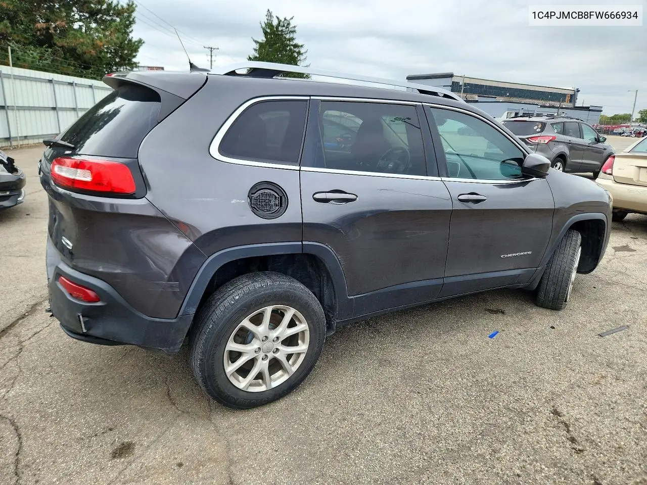 2015 JEEP CHEROKEE VIN 1C4PJMCB8FW666934 — фото 3