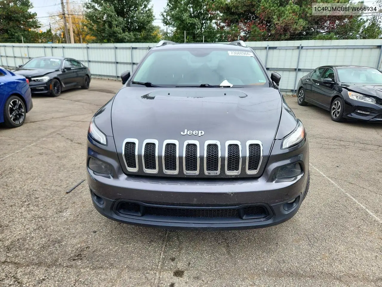 2015 JEEP CHEROKEE VIN 1C4PJMCB8FW666934 — фото 5