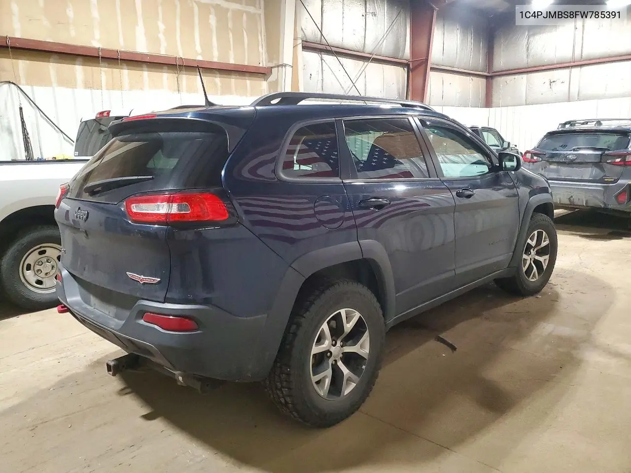 2015 JEEP CHEROKEE VIN 1C4PJMBS8FW785391 — фото 3
