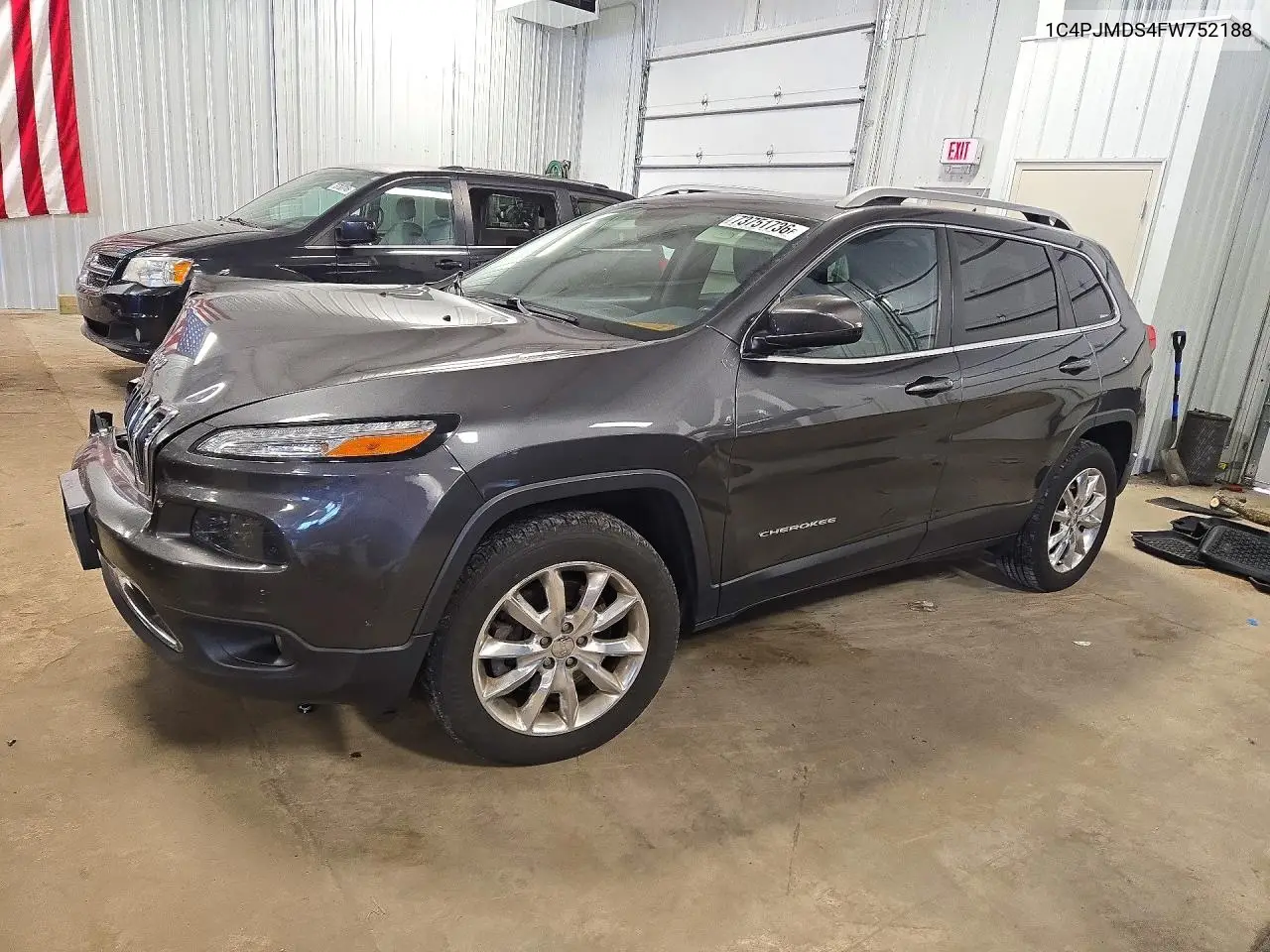 JEEP CHEROKEE 2015, VIN 1C4PJMDS4FW752188