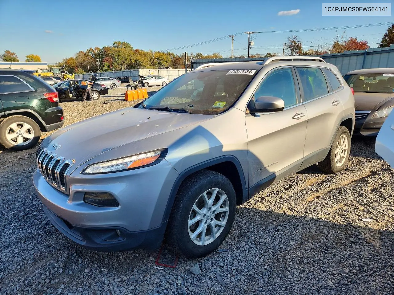 JEEP CHEROKEE 2015, VIN 1C4PJMCS0FW564141