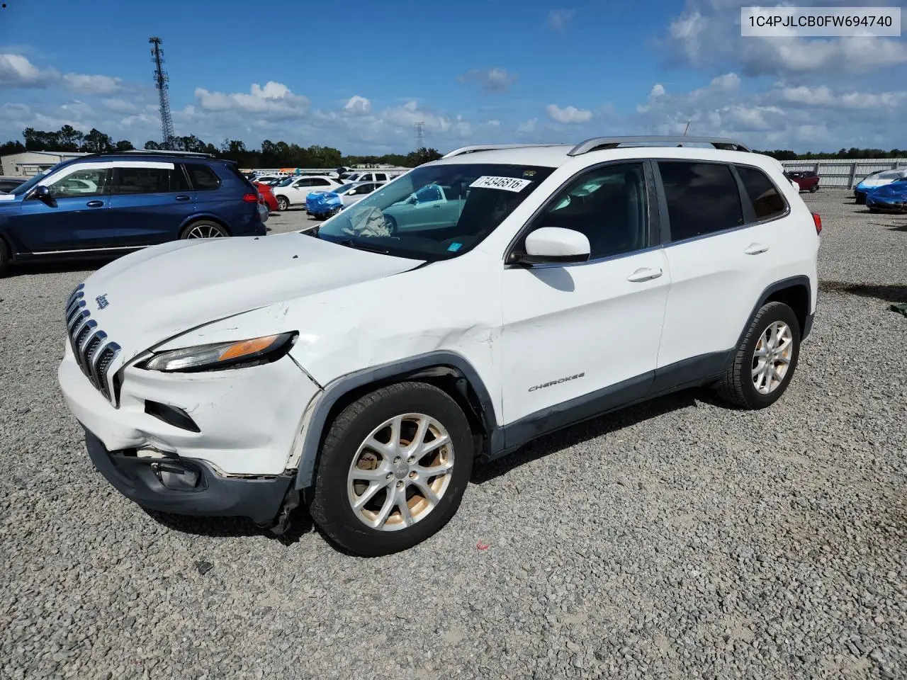 JEEP CHEROKEE 2015, VIN 1C4PJLCB0FW694740