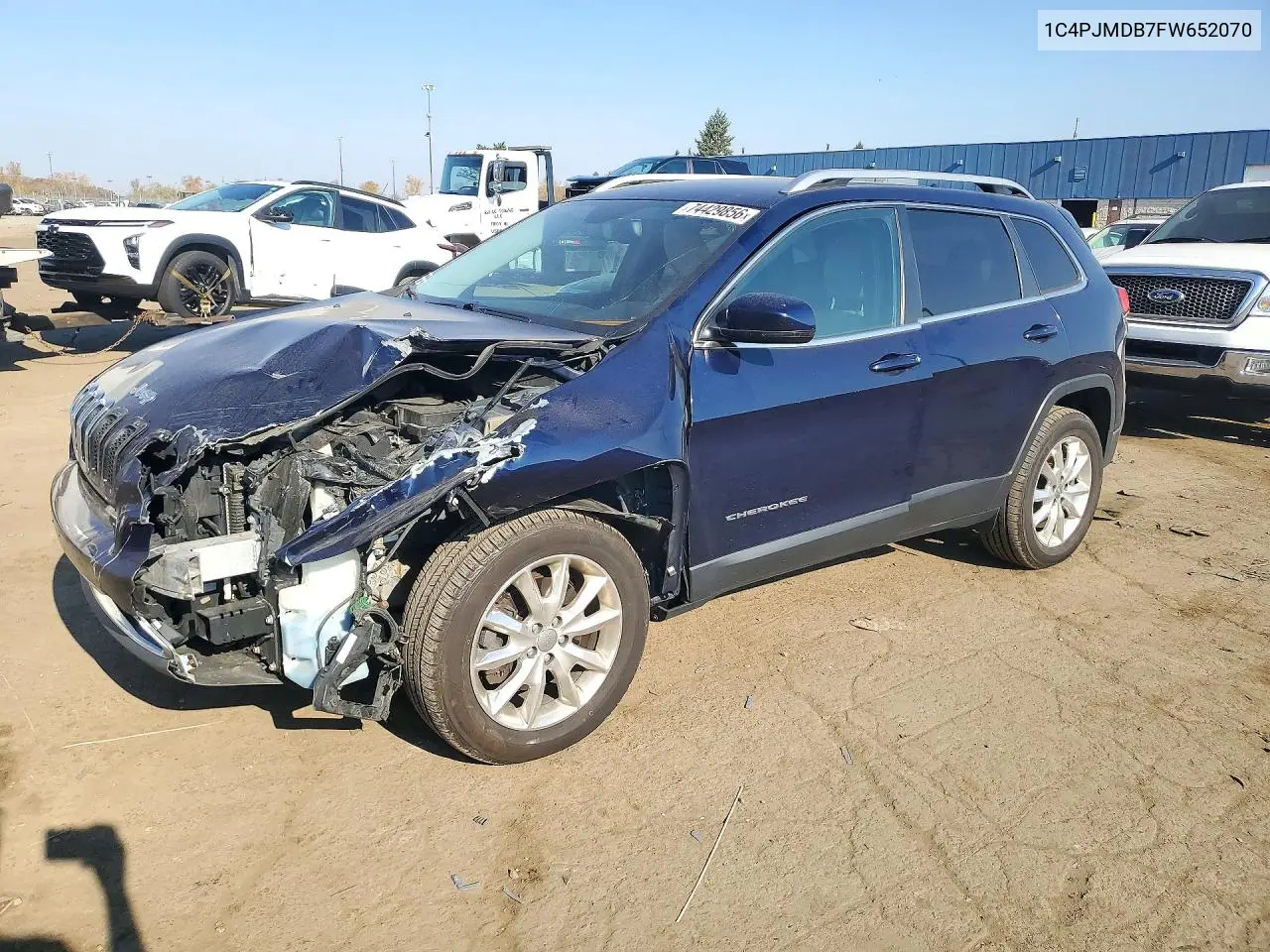 JEEP CHEROKEE 2015, VIN 1C4PJMDB7FW652070