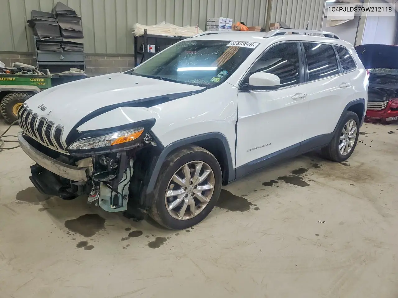 JEEP CHEROKEE 2016, VIN 1C4PJLDS7GW212118