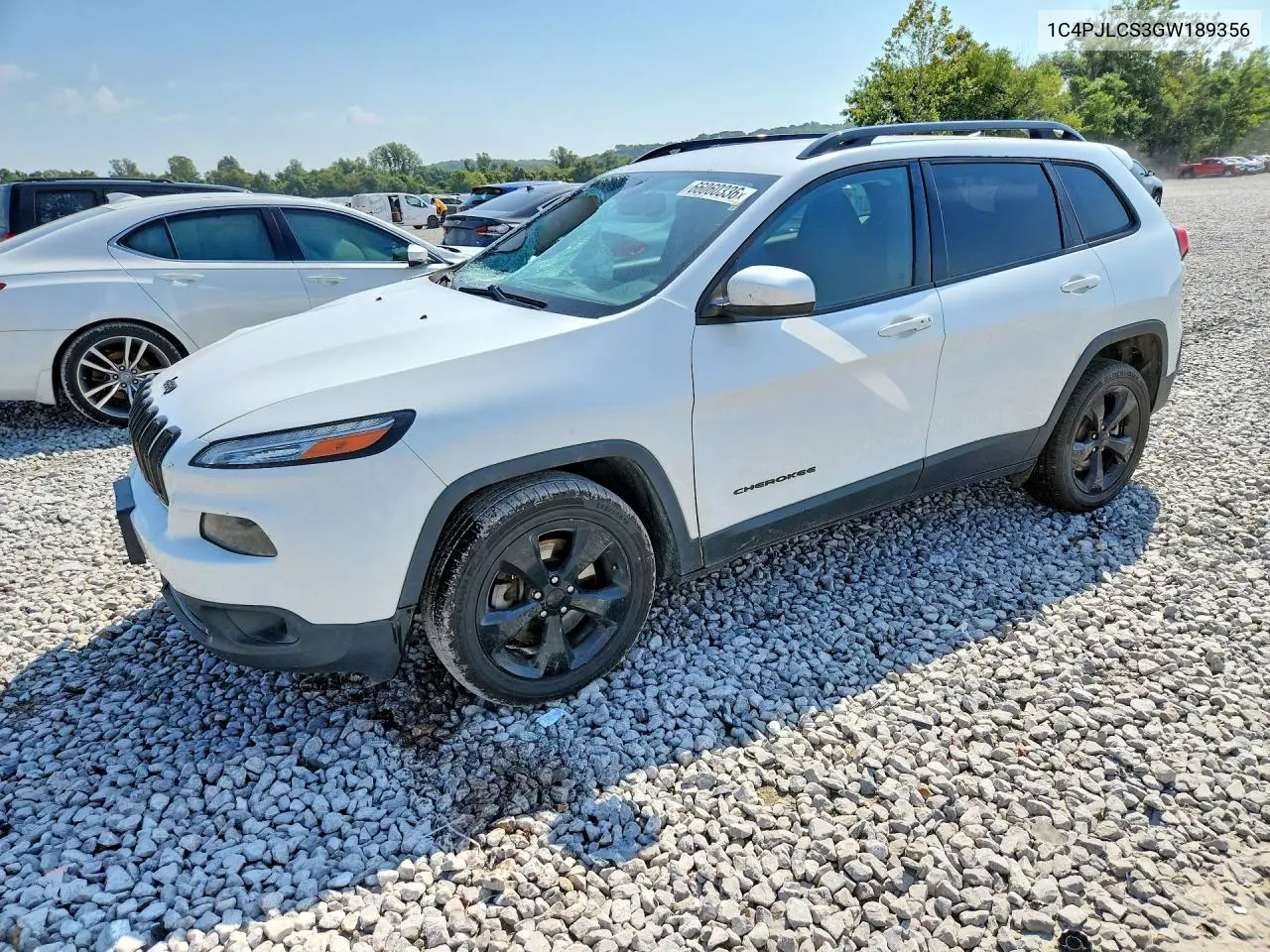 JEEP CHEROKEE 2016, VIN 1C4PJLCS3GW189356