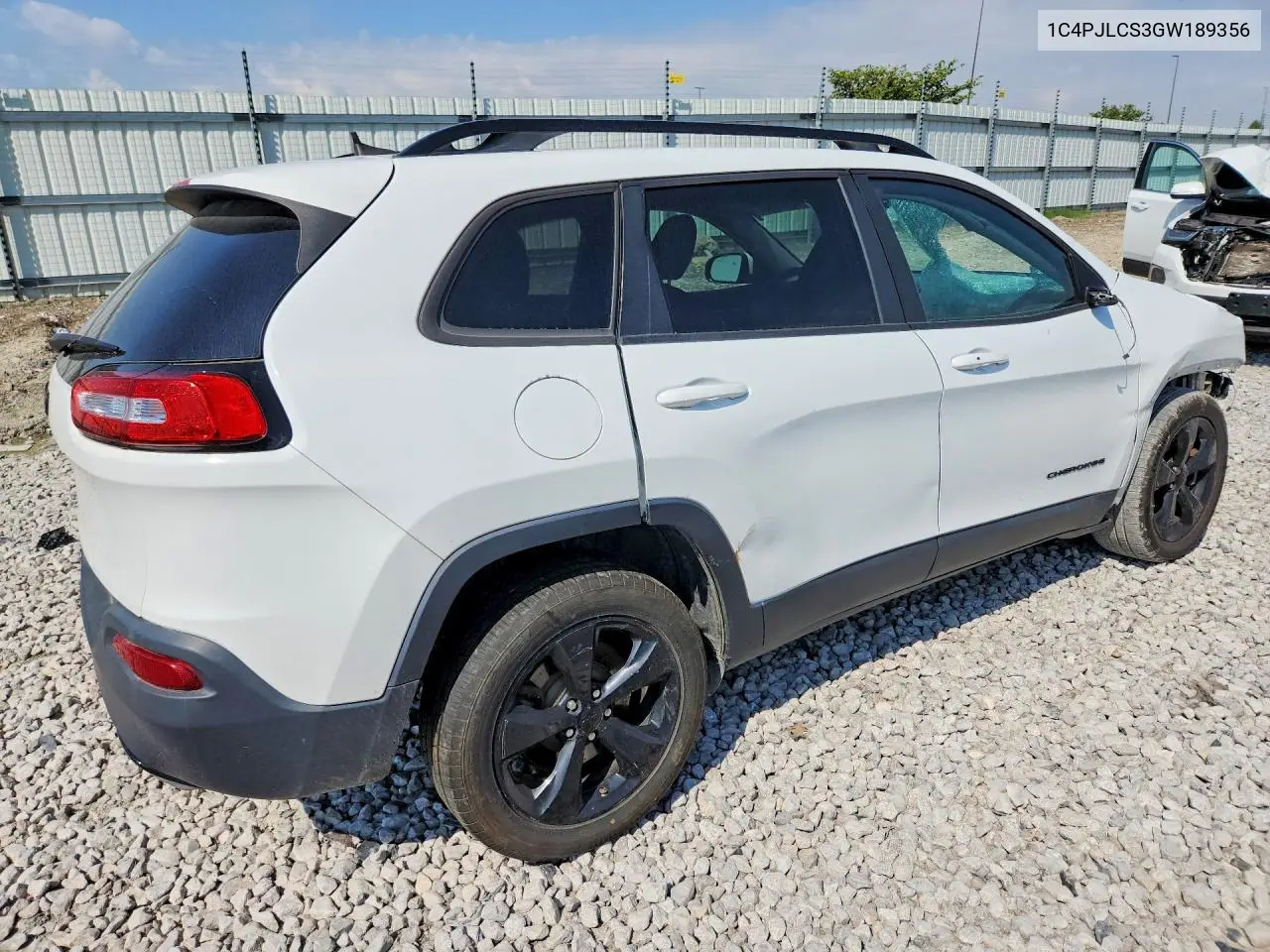 2016 JEEP CHEROKEE VIN 1C4PJLCS3GW189356 — фото 3
