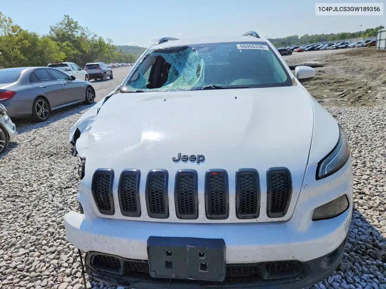 2016 JEEP CHEROKEE VIN 1C4PJLCS3GW189356 — фото 5