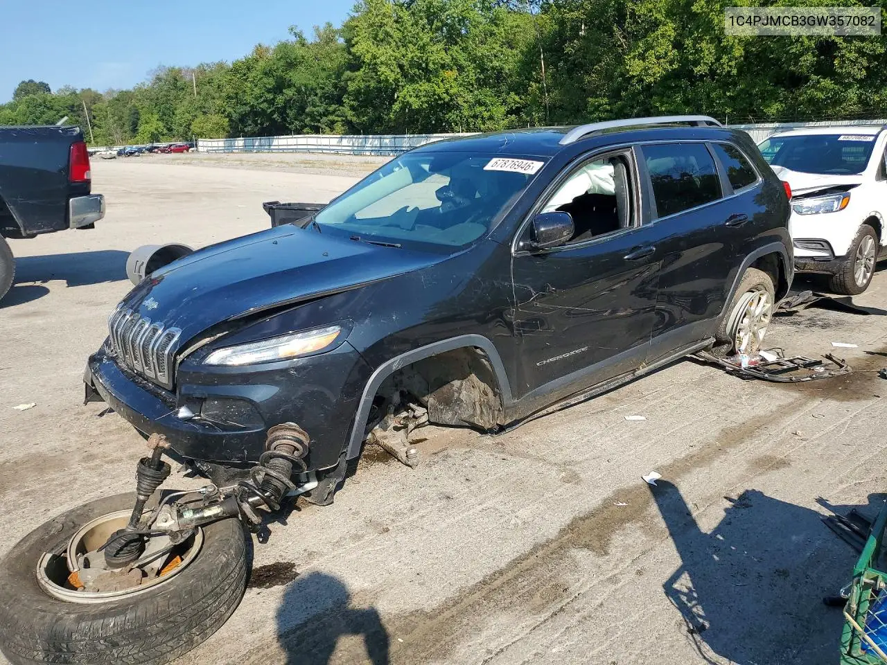 JEEP CHEROKEE 2016, VIN 1C4PJMCB3GW357082