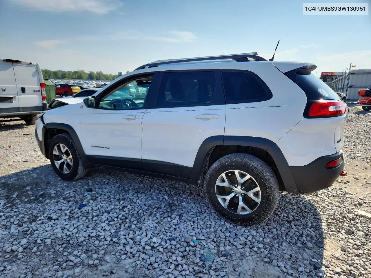 2016 JEEP CHEROKEE VIN 1C4PJMBS9GW130951 — фото 2