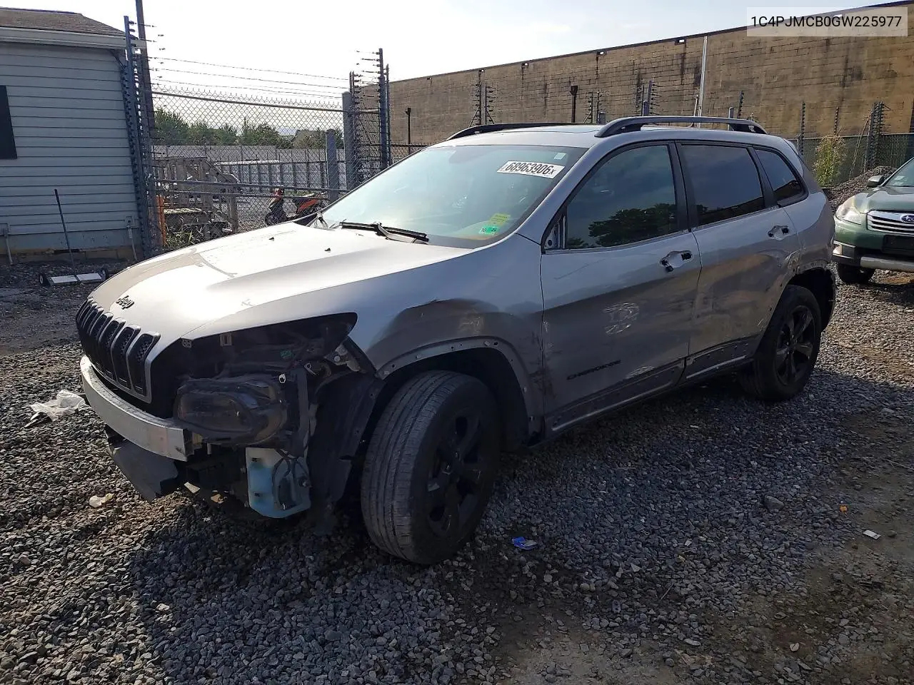 JEEP CHEROKEE 2016, VIN 1C4PJMCB0GW225977