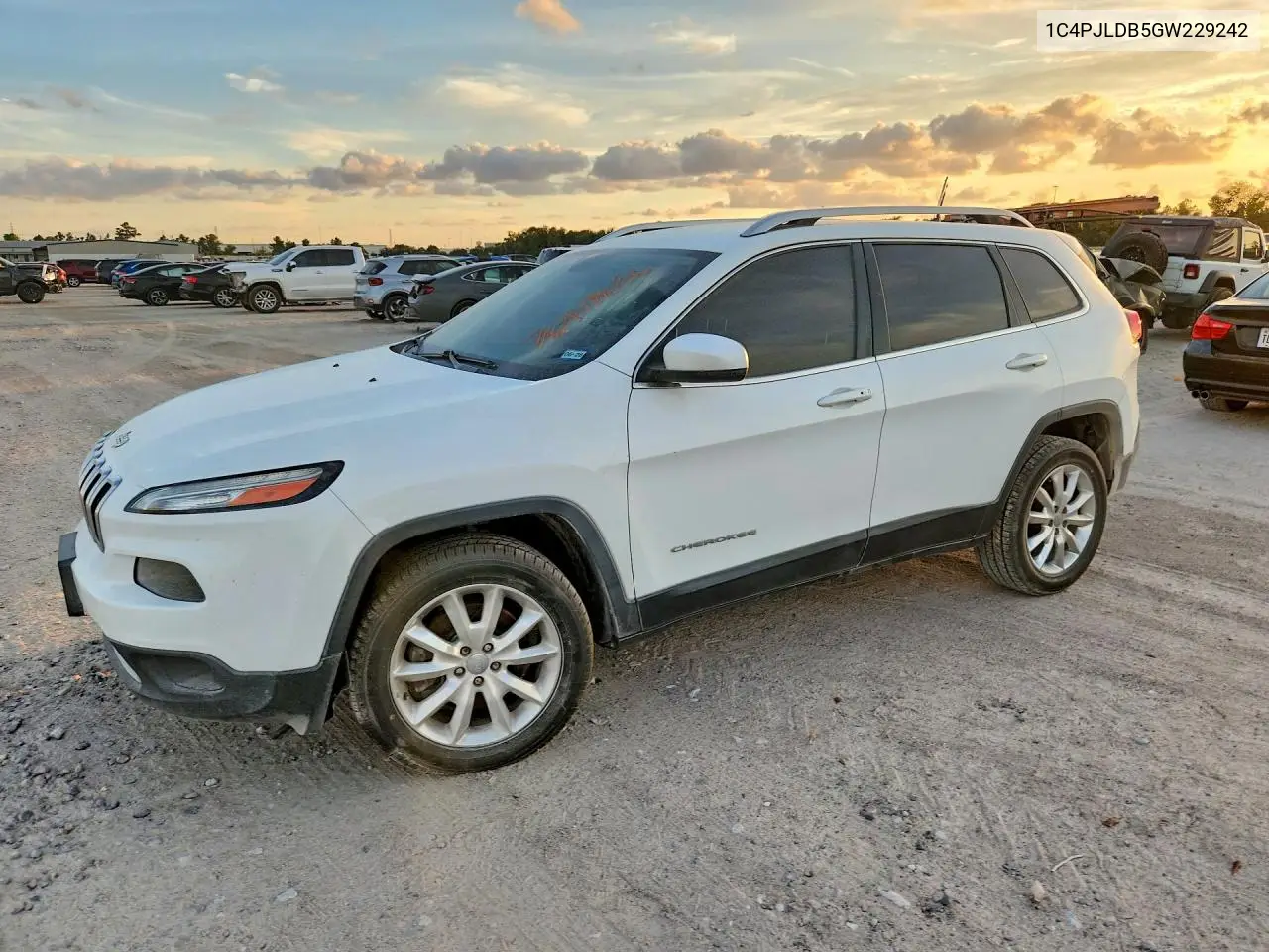 JEEP CHEROKEE 2016, VIN 1C4PJLDB5GW229242