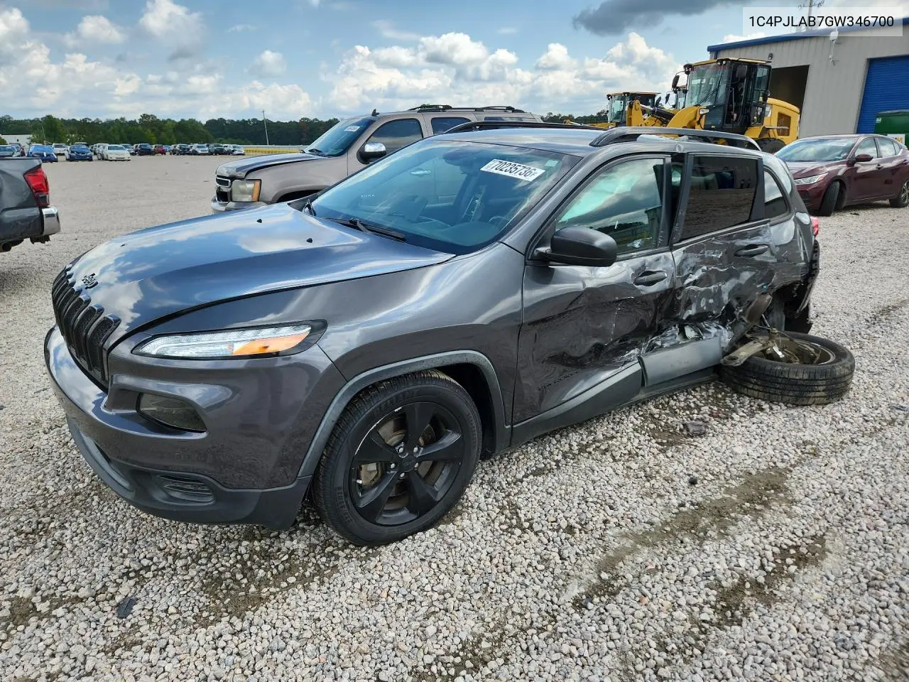 JEEP CHEROKEE 2016, VIN 1C4PJLAB7GW346700