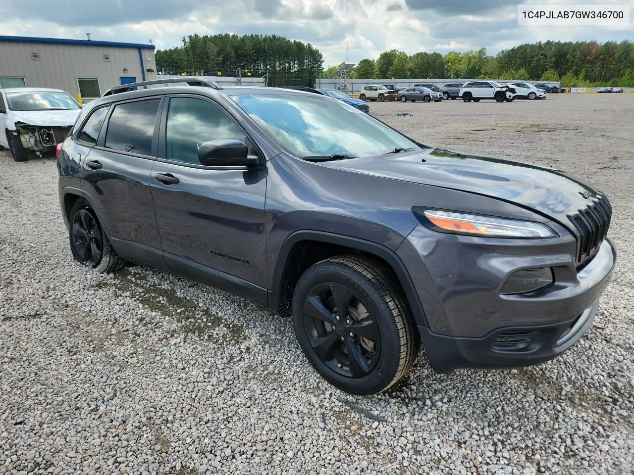 2016 JEEP CHEROKEE VIN 1C4PJLAB7GW346700 — фото 4