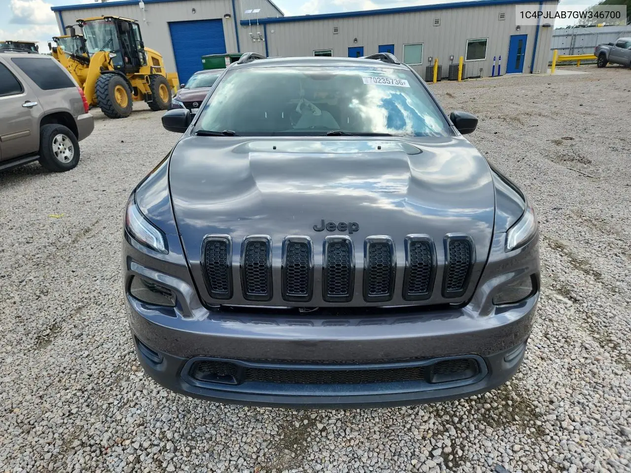2016 JEEP CHEROKEE VIN 1C4PJLAB7GW346700 — фото 5
