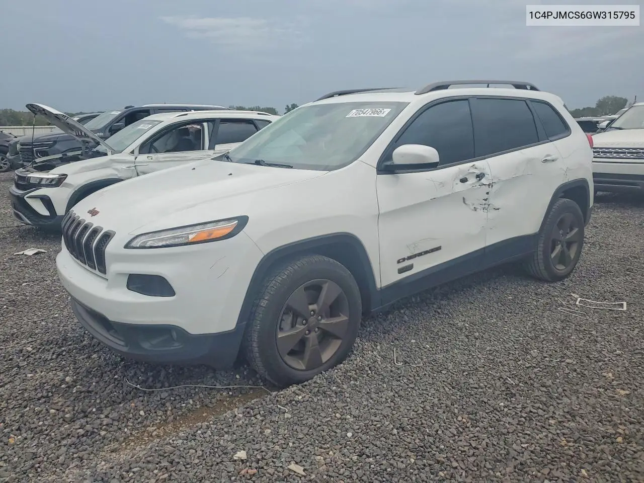 JEEP CHEROKEE 2016, VIN 1C4PJMCS6GW315795