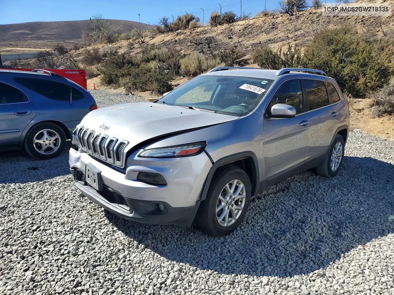 JEEP CHEROKEE 2016, VIN 1C4PJMCS2GW218335
