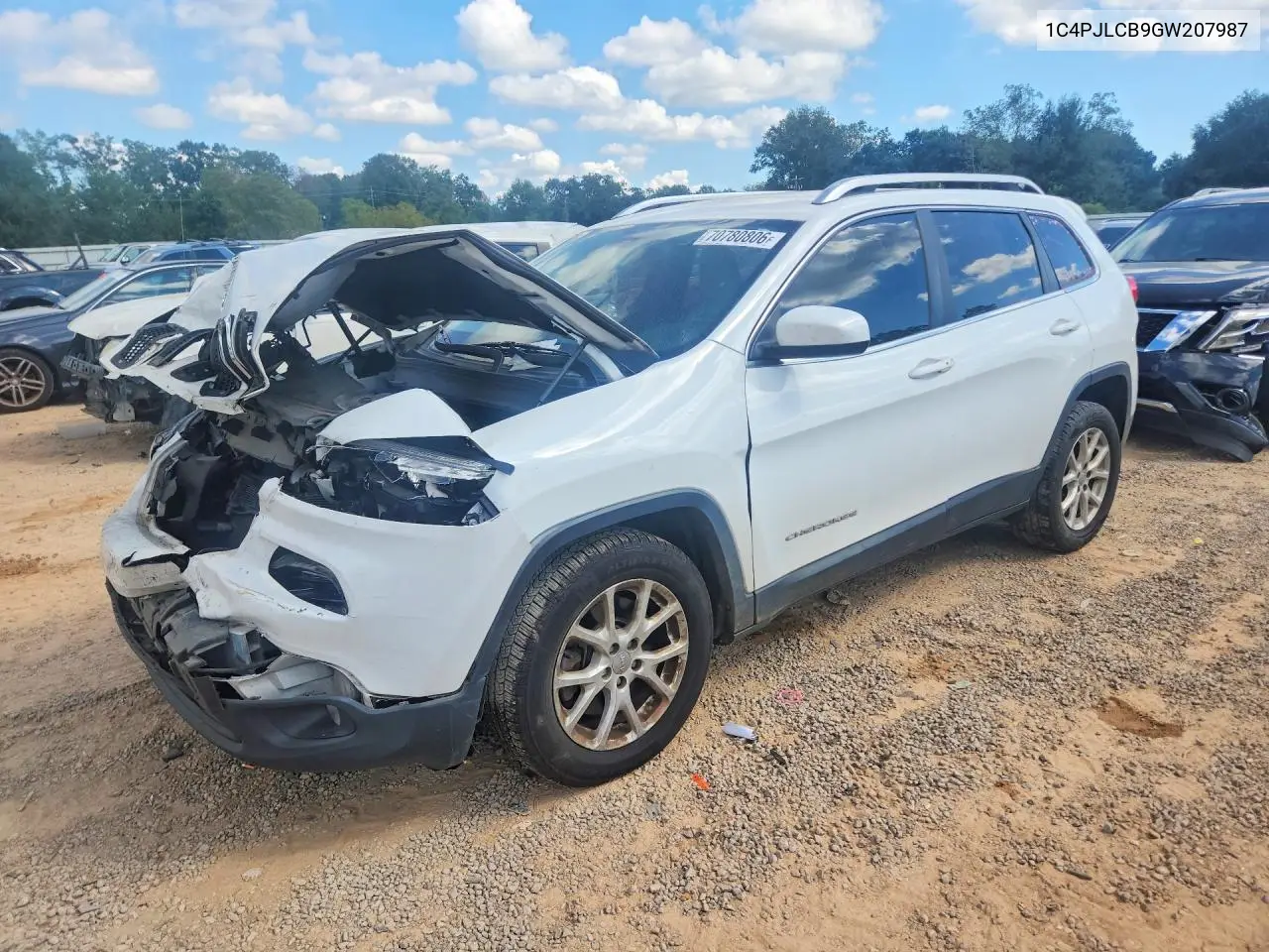 JEEP CHEROKEE 2016, VIN 1C4PJLCB9GW207987