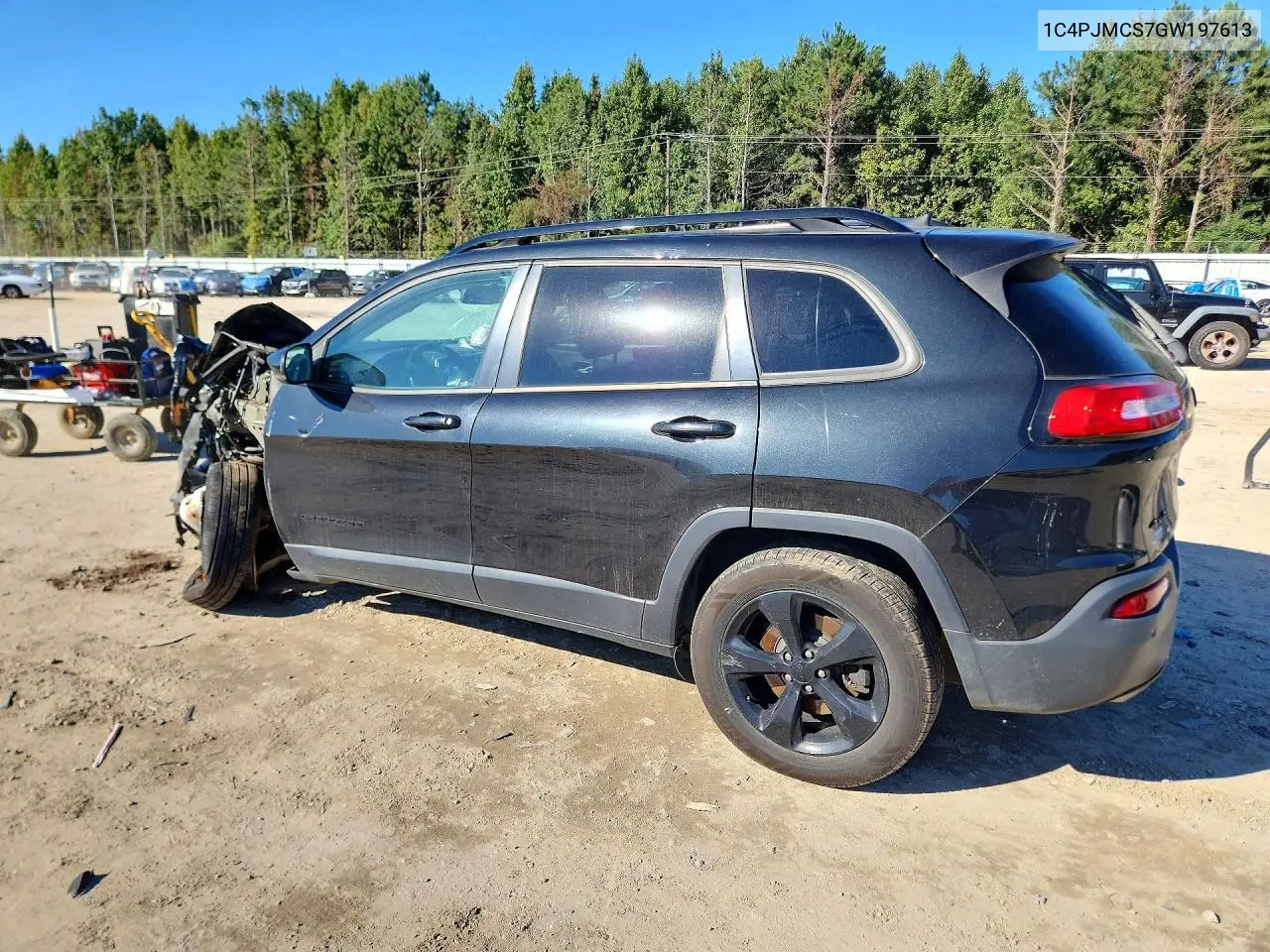 2016 JEEP CHEROKEE VIN 1C4PJMCS7GW197613 — фото 2