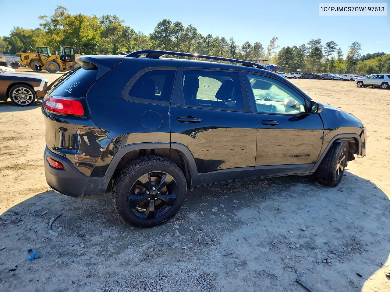2016 JEEP CHEROKEE VIN 1C4PJMCS7GW197613 — фото 3