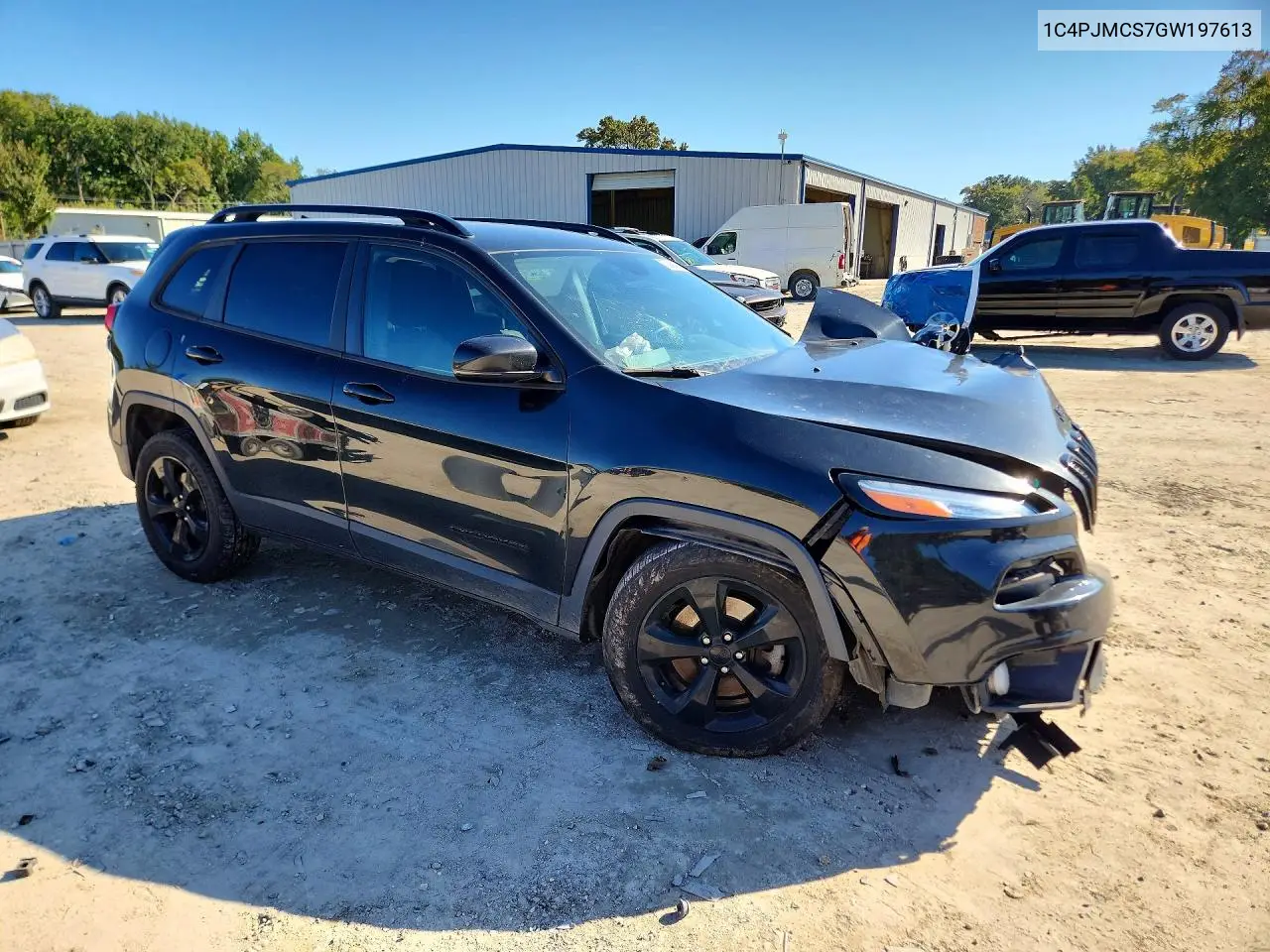 2016 JEEP CHEROKEE VIN 1C4PJMCS7GW197613 — фото 4