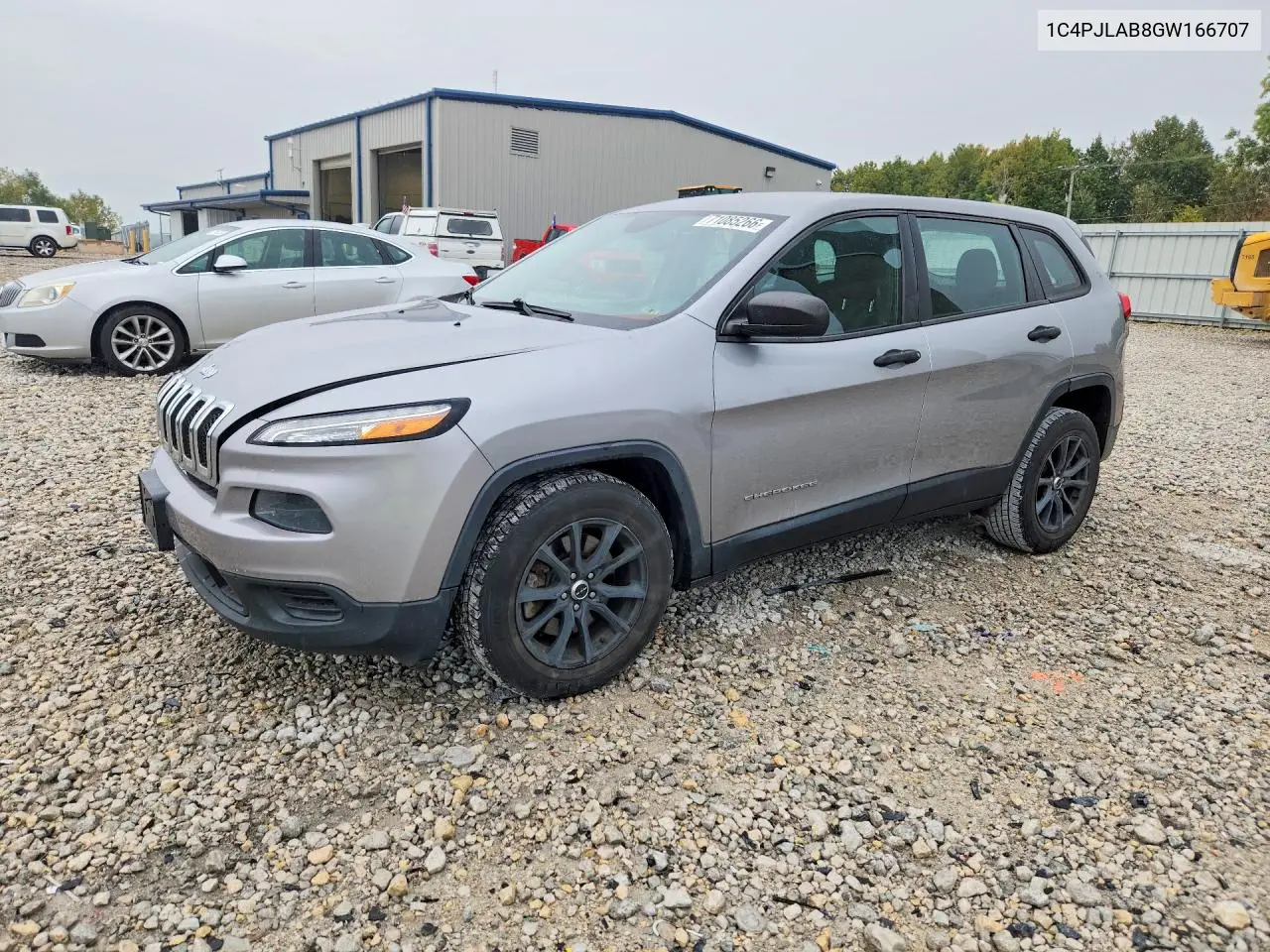 JEEP CHEROKEE 2016, VIN 1C4PJLAB8GW166707