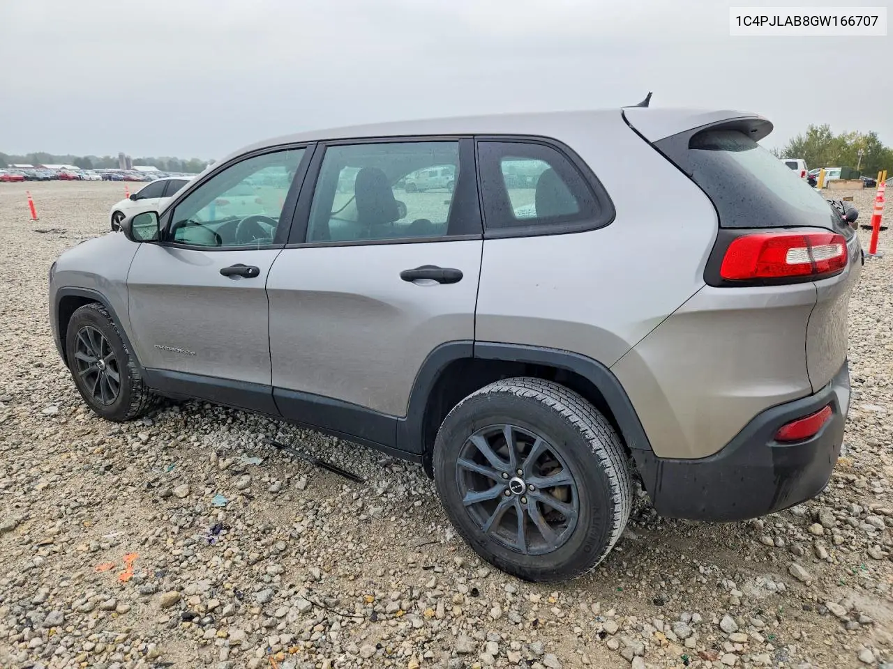 2016 JEEP CHEROKEE VIN 1C4PJLAB8GW166707 — фото 2