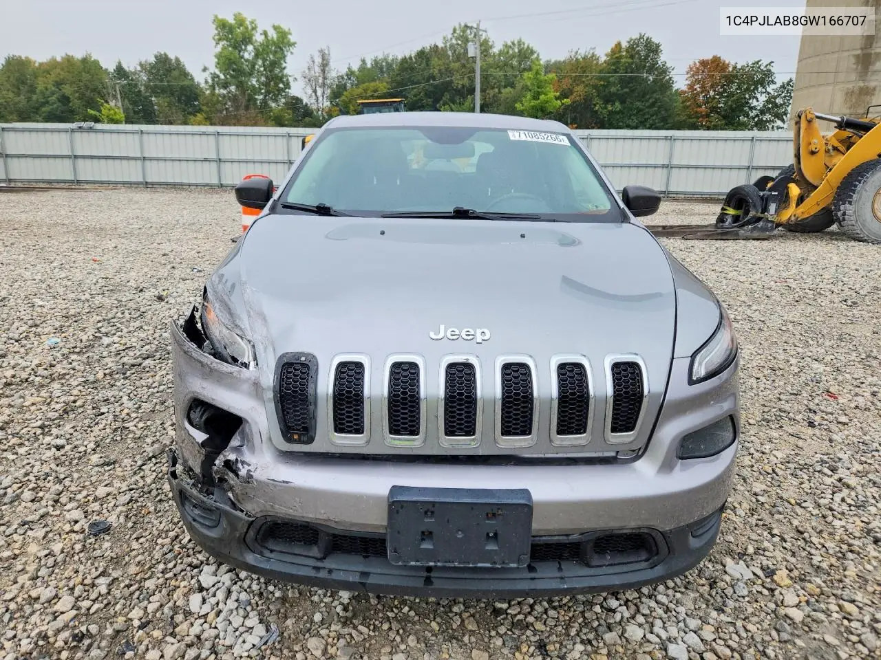 2016 JEEP CHEROKEE VIN 1C4PJLAB8GW166707 — фото 5