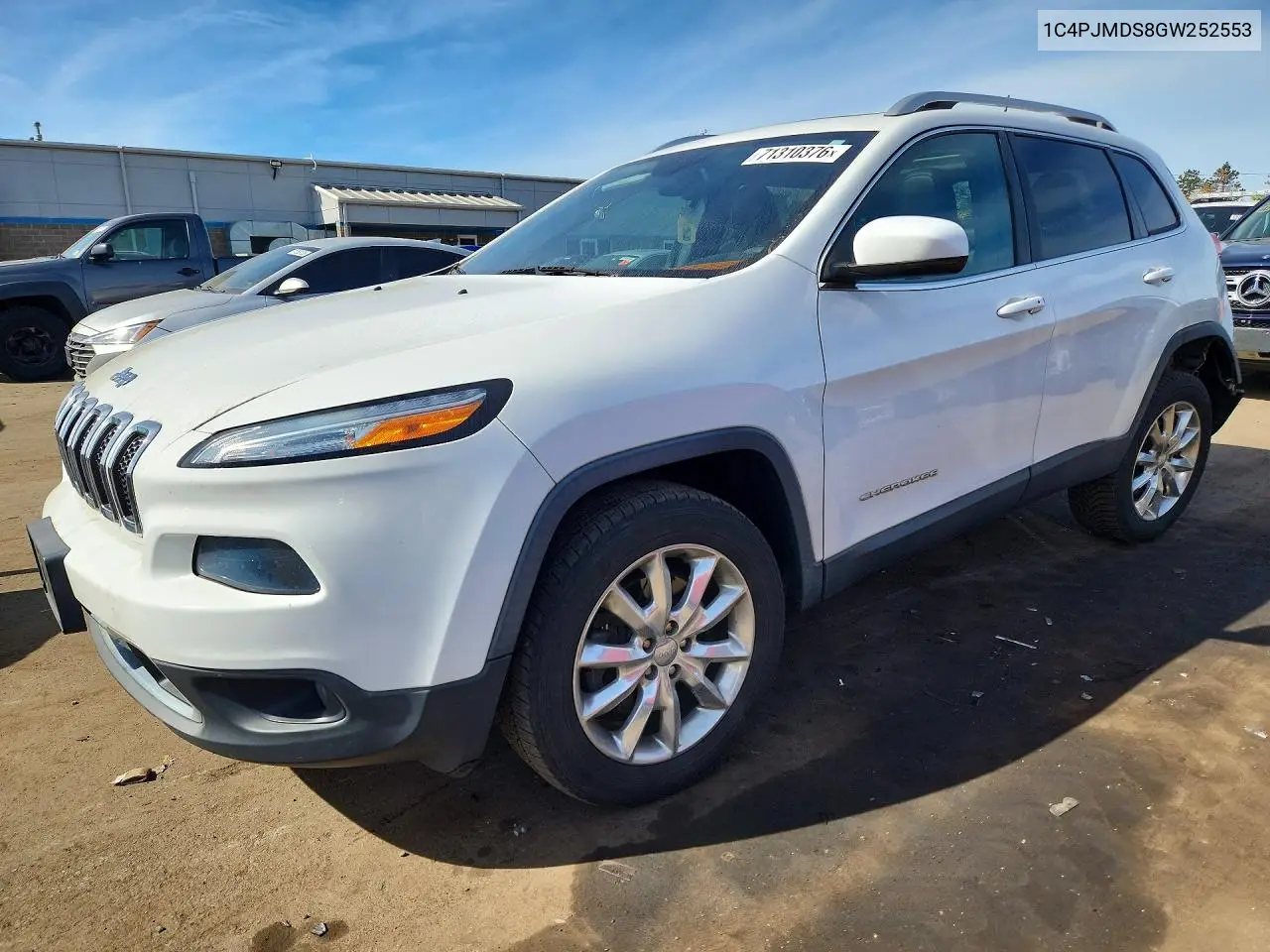 JEEP CHEROKEE 2016, VIN 1C4PJMDS8GW252553