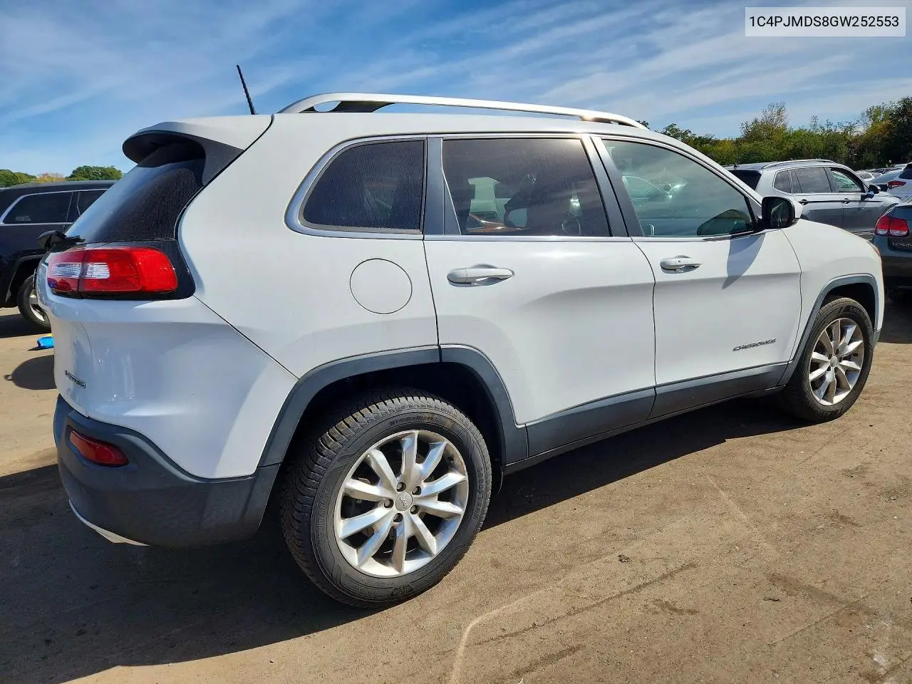 2016 JEEP CHEROKEE VIN 1C4PJMDS8GW252553 — фото 3