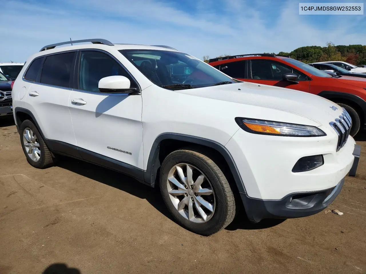 2016 JEEP CHEROKEE VIN 1C4PJMDS8GW252553 — фото 4