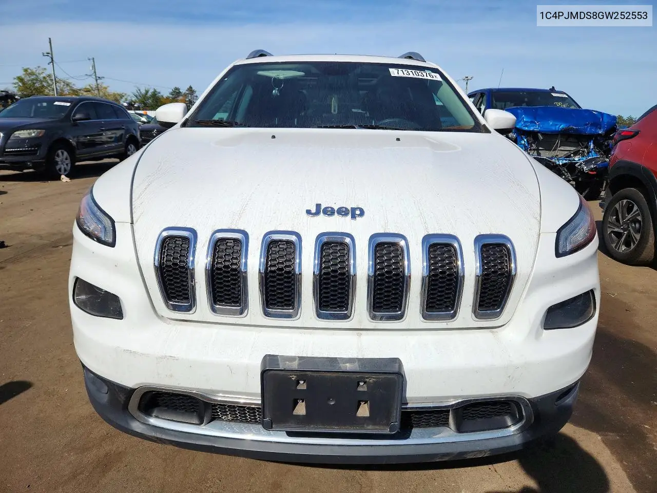 2016 JEEP CHEROKEE VIN 1C4PJMDS8GW252553 — фото 5