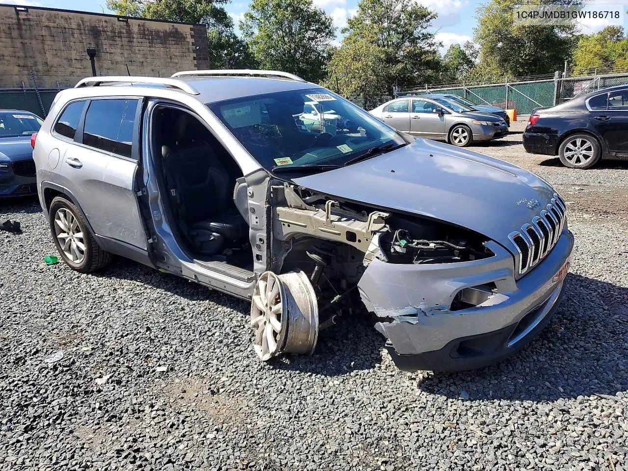2016 JEEP CHEROKEE VIN 1C4PJMDB1GW186718 — фото 4