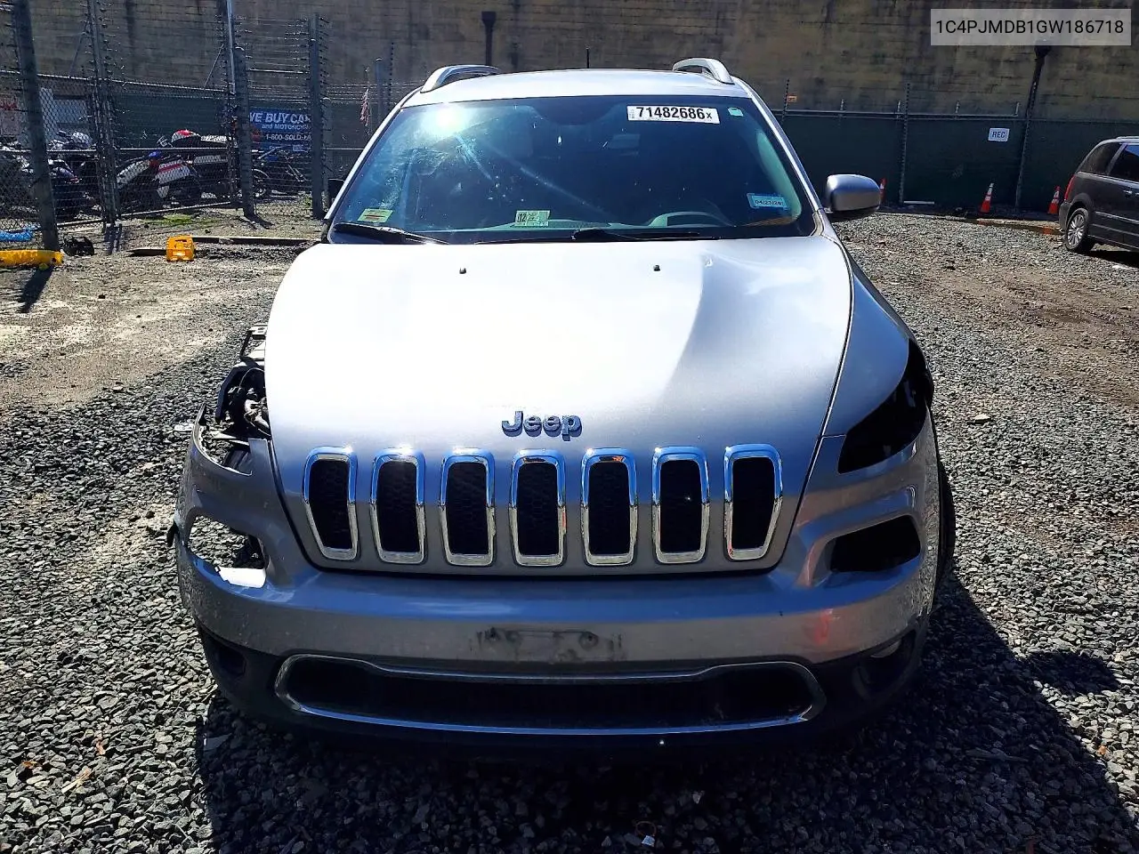 2016 JEEP CHEROKEE VIN 1C4PJMDB1GW186718 — фото 5