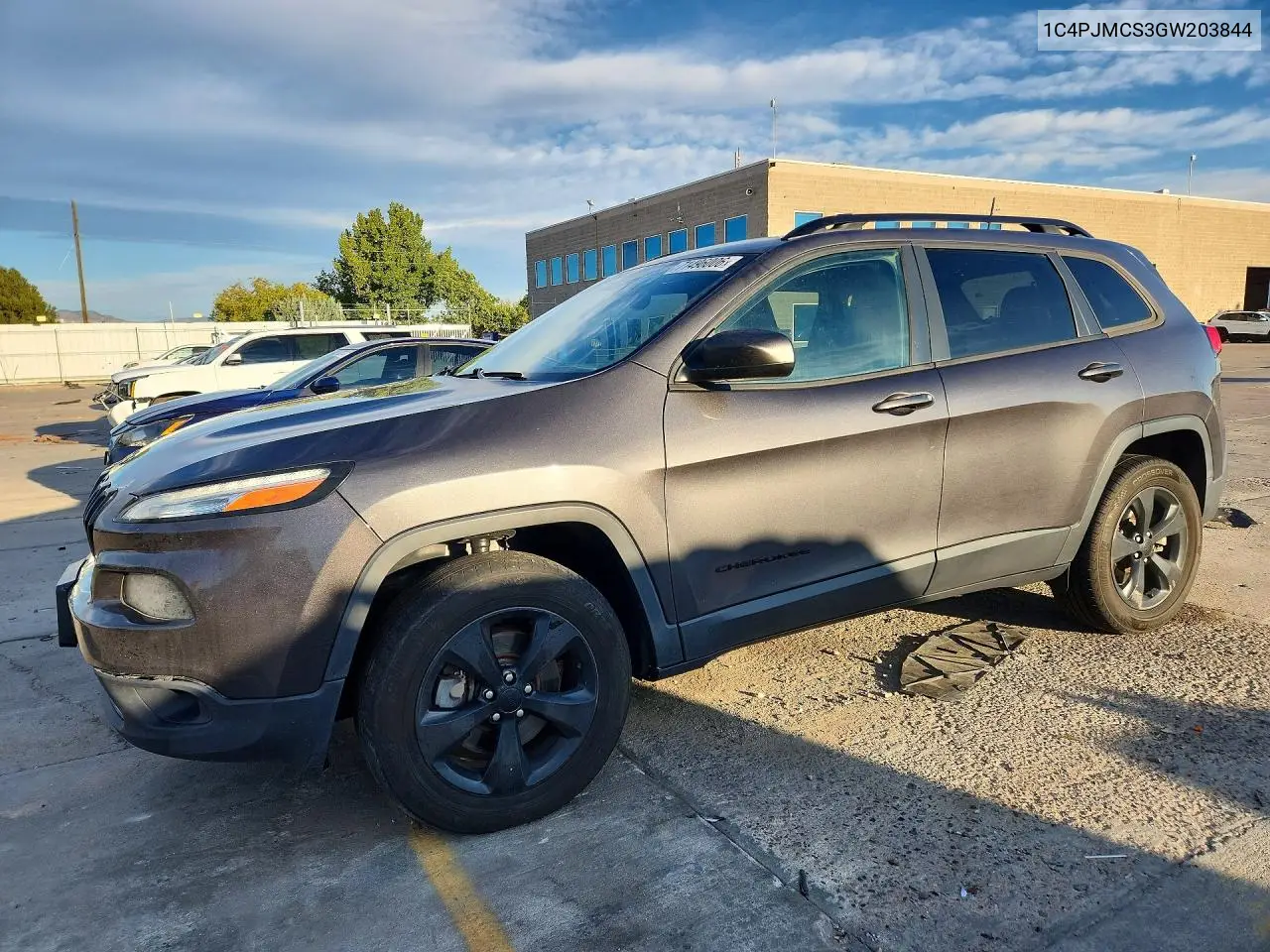 JEEP CHEROKEE 2016, VIN 1C4PJMCS3GW203844