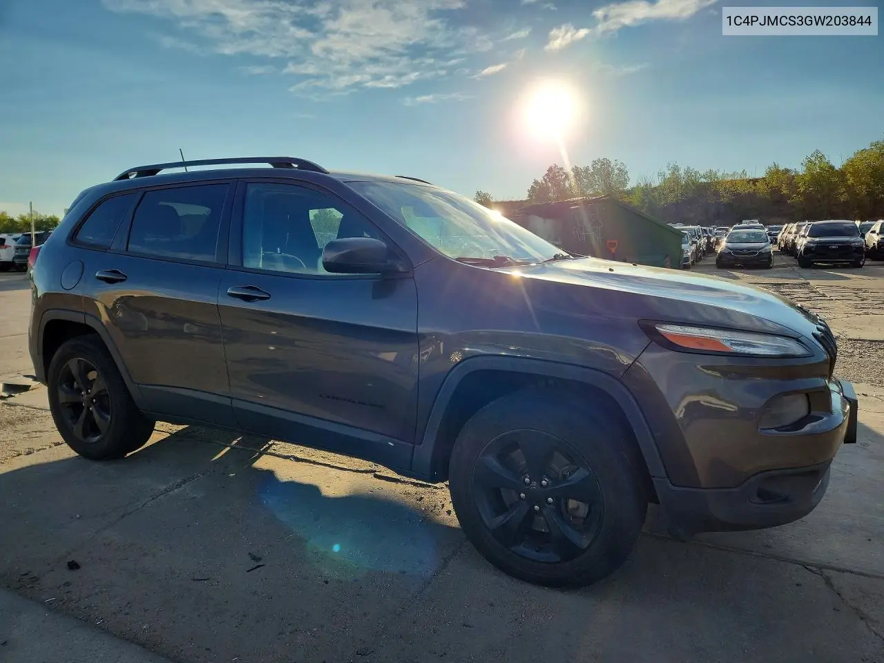 2016 JEEP CHEROKEE VIN 1C4PJMCS3GW203844 — фото 4
